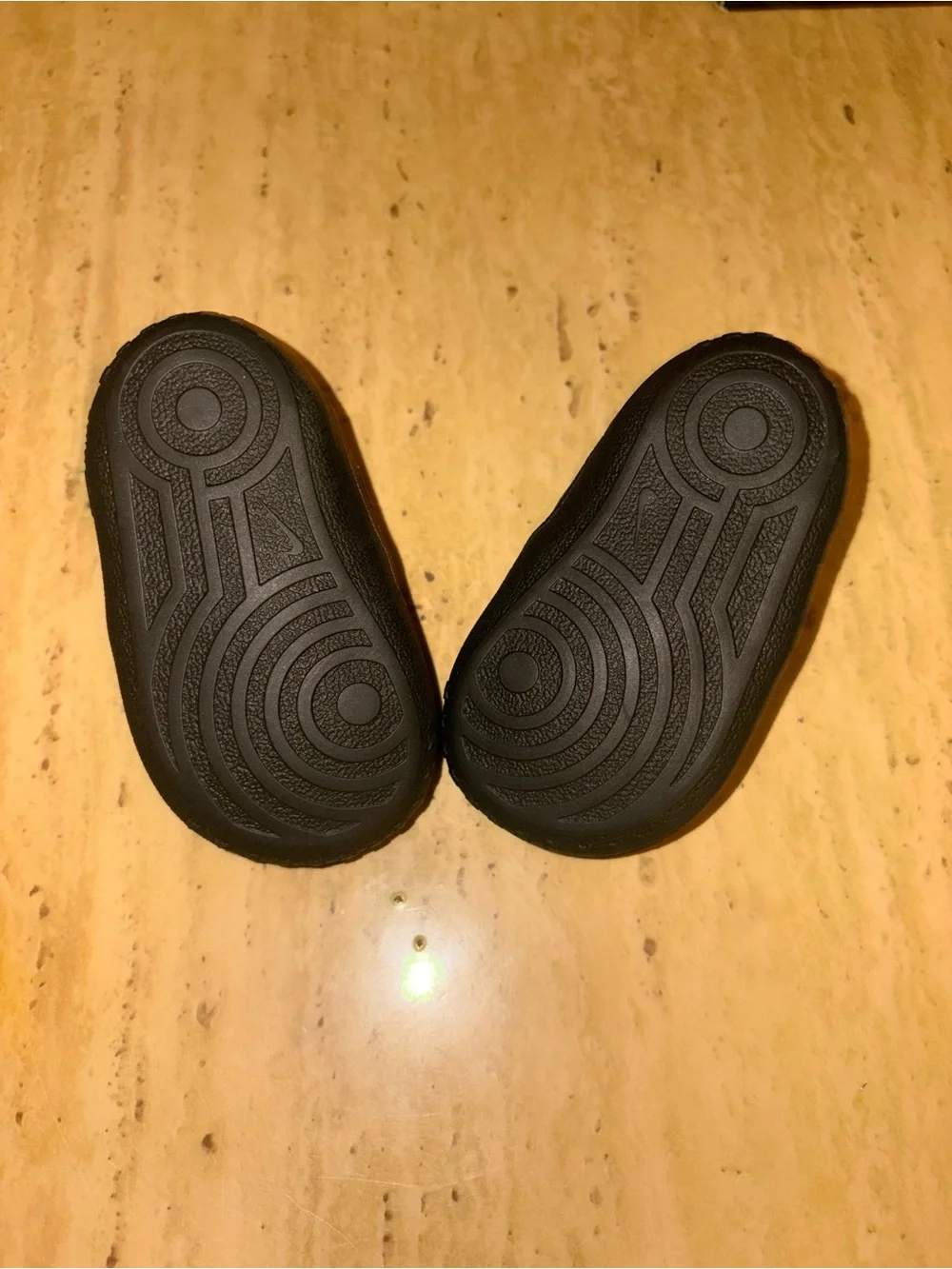 Toddler Black Lace-Up Walker Shoes